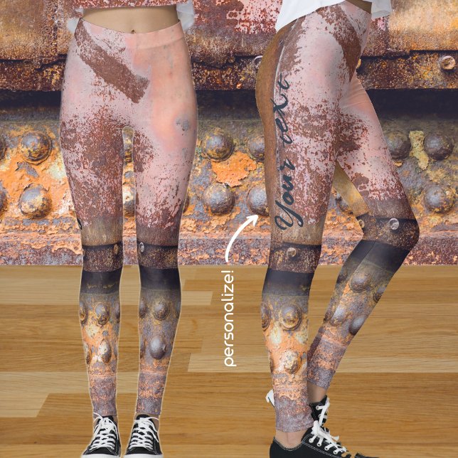 Rusty pink brown metal  leggings (Creator Uploaded)