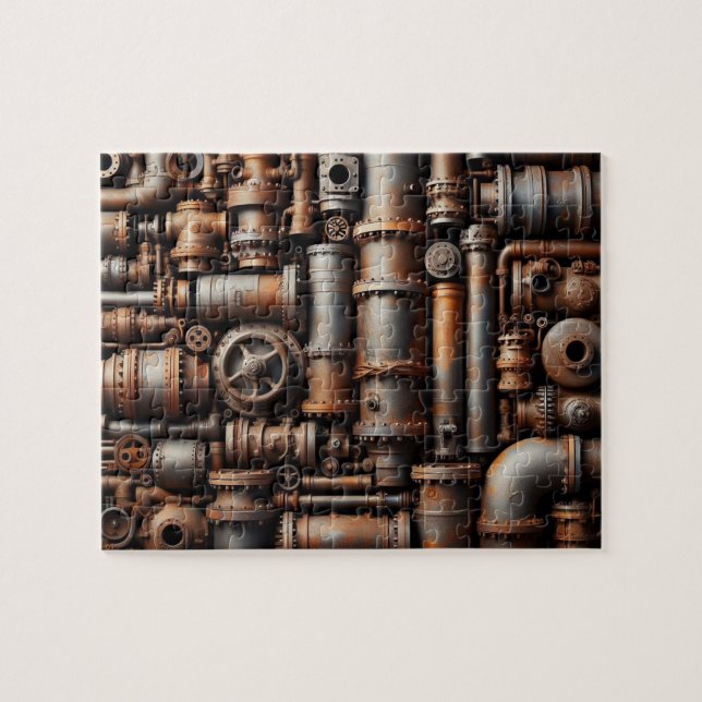Rusty Pipes Puzzle (Horizontal)