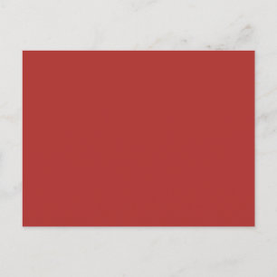 RUSTY RED (solid colour) ~ Postcard