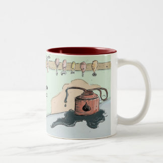 Rusty Robot Two-Tone Coffee Mug