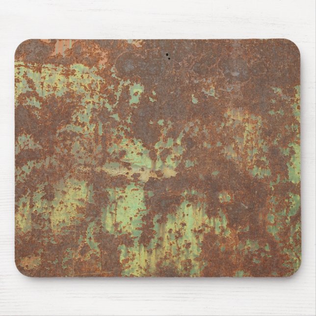 rusty sheet metal mousepad (Front)