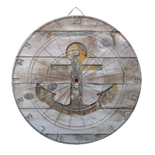 Rusty Ship Anchor Dartboard