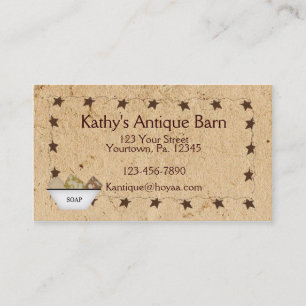 Rusty Stars & Soap Business Card