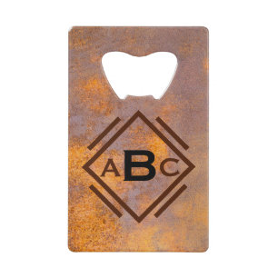 Rusty Steel Monogram