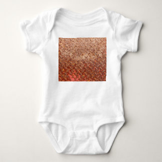 Rusty steel plate, grungy metal texture. baby bodysuit