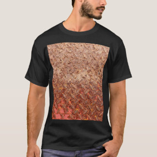 Rusty steel plate, grungy metal texture. T-Shirt
