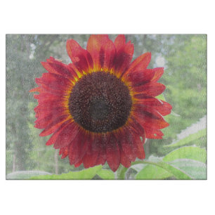 Rusty Sunflower Cutting Board