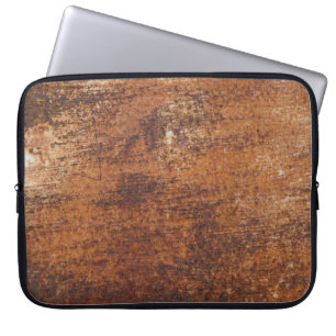 Rusty Textured Metal Surface Laptop Sleeve