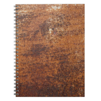 Rusty Textured Metal Surface Notebook