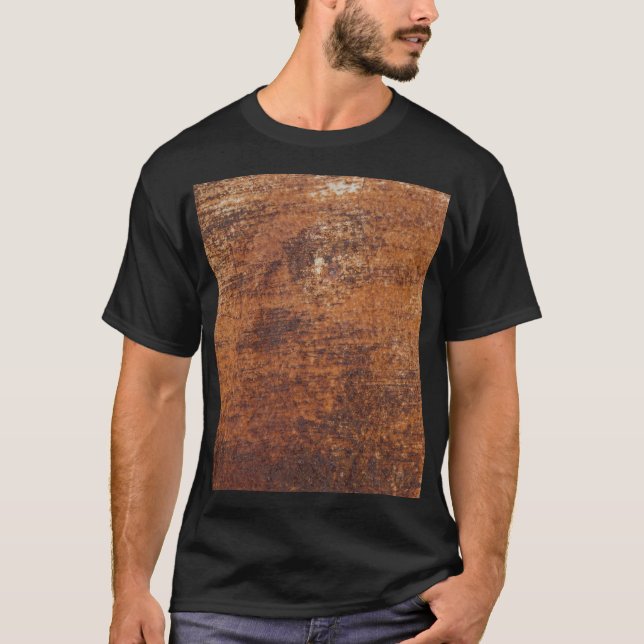 Rusty Textured Metal Surface T-Shirt (Front)