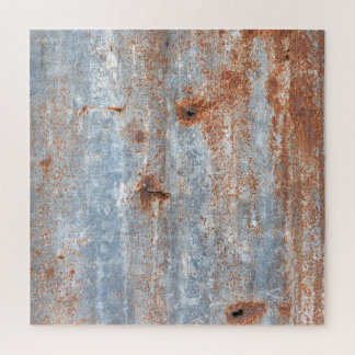 Rusty textures that tell stories of aged memories. jigsaw puzzle