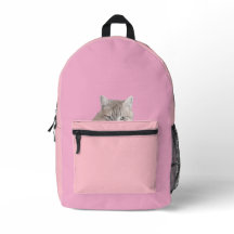 Rusty the Cat Pink Backpack