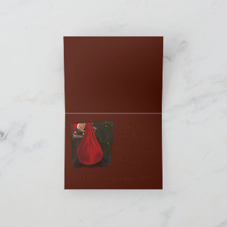 Rusty the Elf Thank You Card