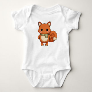 Rusty the Fox Baby Bodysuit — Cute Woodland Animal