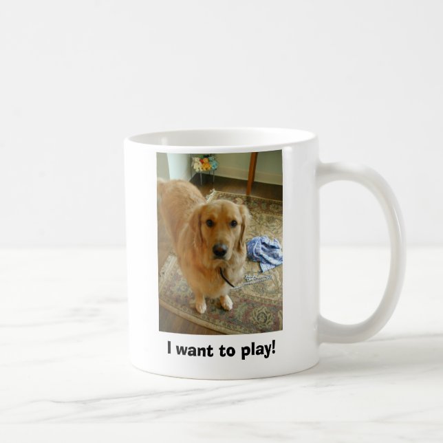 Rusty the Golden Retriever Coffee Mug (Right)