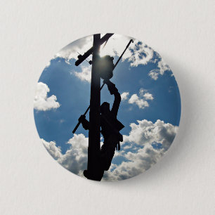 Rusty the Lineman 6 Cm Round Badge