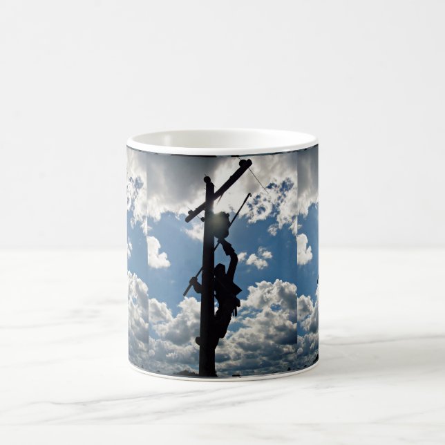 Rusty the Lineman Coffee Mug (Center)