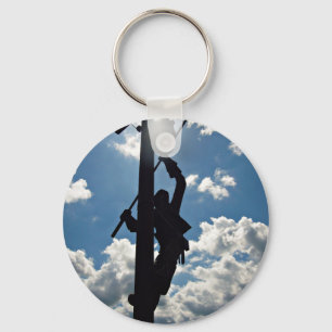 Rusty the Lineman Key Ring
