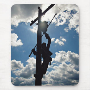 Rusty the Lineman Mouse Mat