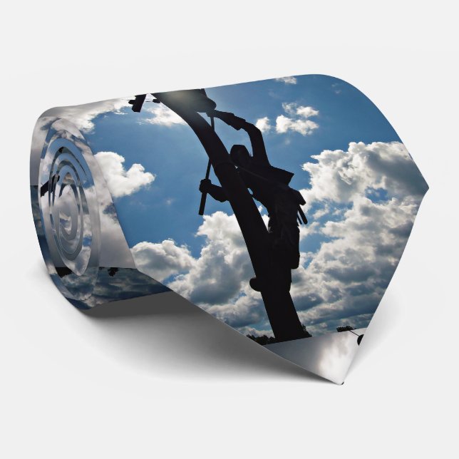 Rusty the Lineman Tie (Rolled)