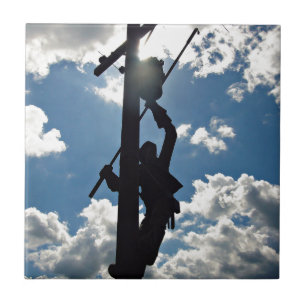 Rusty the Lineman Tile