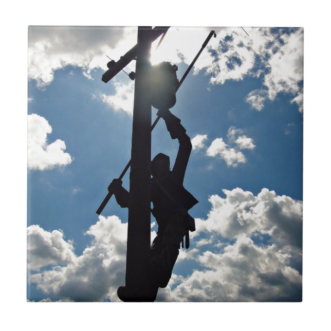 Rusty the Lineman Tile (Front)