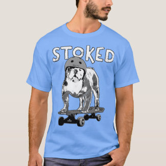 Rusty The Skateboard Bulldog T-Shirt