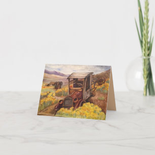 Rusty Truck Card
