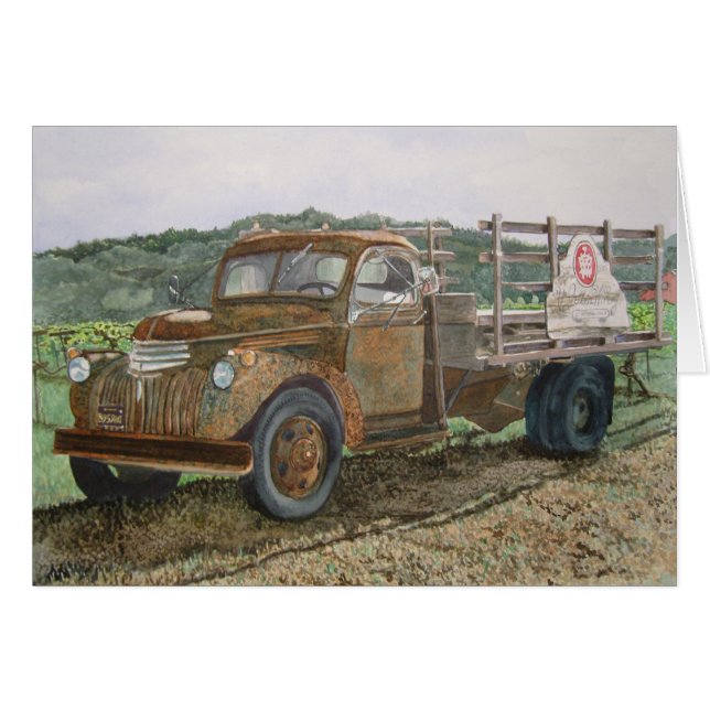 Rusty Truck Sattui Winery Napa Valley (Front Horizontal)