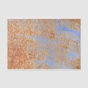 Rusty Weathered Grunge Light Purple Blue Urban DIY Tissue Paper