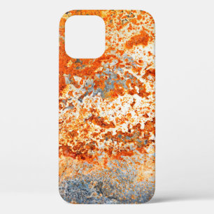Rusty Zinc grunge background iPhone 12 Case