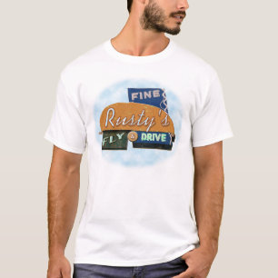Rusty's Fly & Drive - large T-Shirt