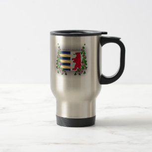 Rusyn Crest Coffee Stainless Steel Mug