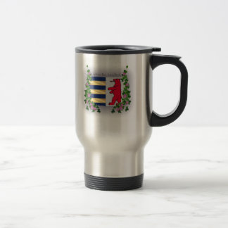 Rusyn Crest Coffee Stainless Steel Mug