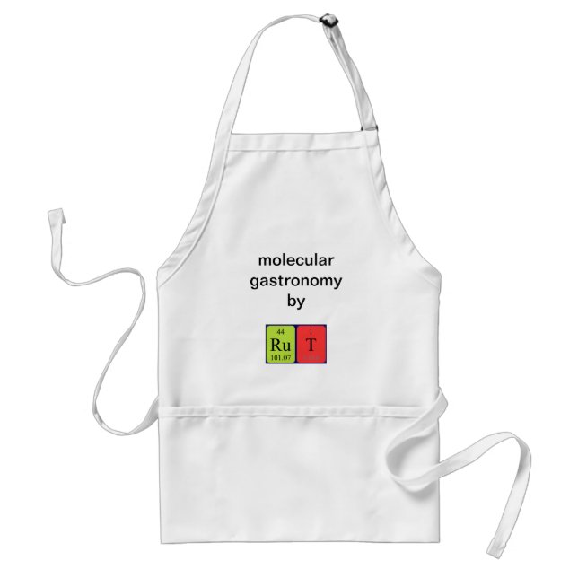 Rut periodic table name apron (Front)