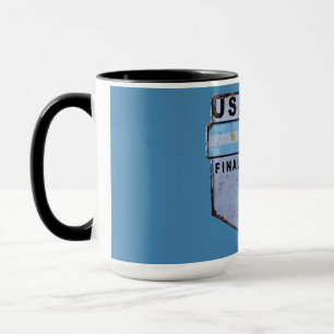 Ruta 3 Ushuaia Patagonia road sign Mug