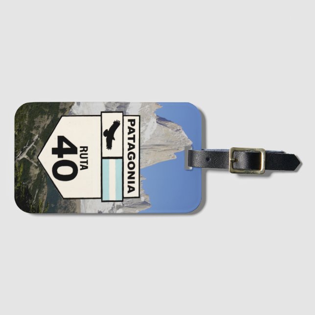 Ruta 40 the classic drive luggage tag (Front Horizontal)