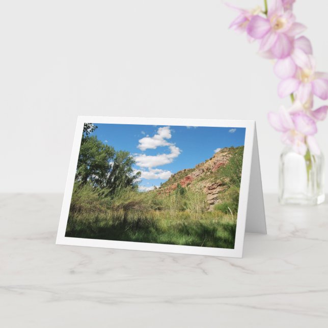 Ruta del Agua, Chelva Skyline, Valencia, Spain Card (Orchid)