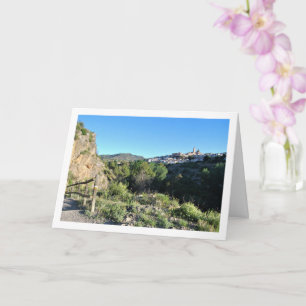 Ruta del Agua Church Landscape, Chelva, Valencia Card