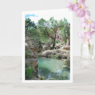 Ruta del Agua in Chelva, Valencia, Spain Card