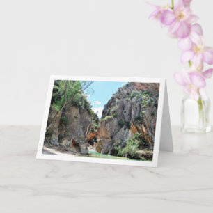 Ruta del Agua in Chelva, Valencia, Spain Card