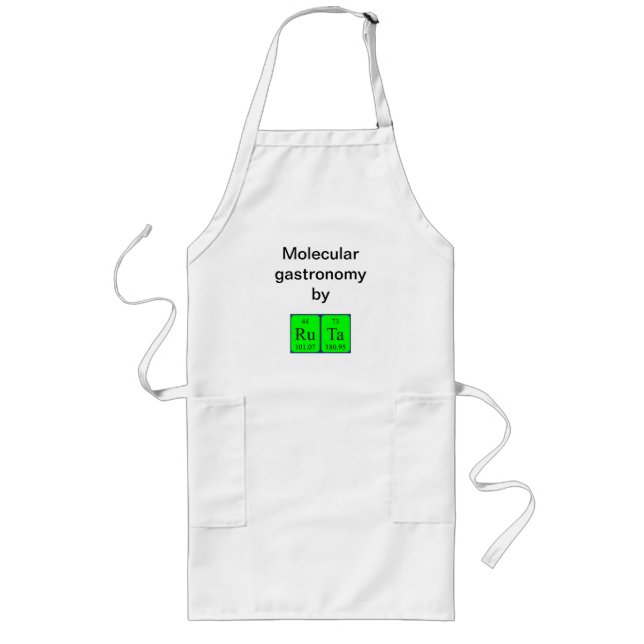 Ruta periodic table name apron (Front)
