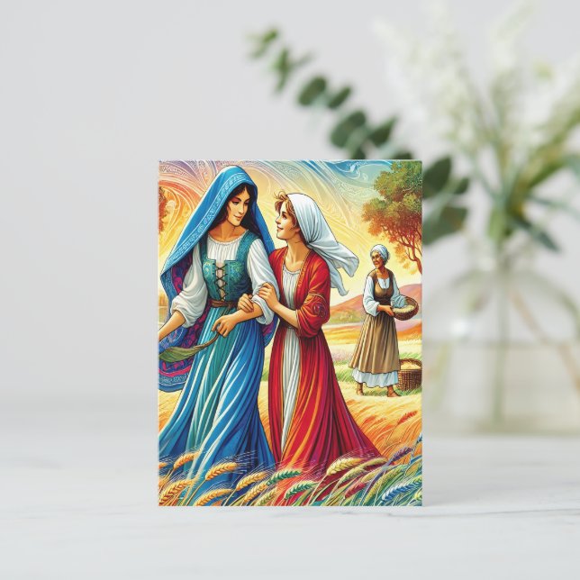 Ruth 1 Journey Through Loyalty and Love Postcard (Standing Front)