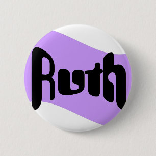 Ruth 6 Cm Round Badge