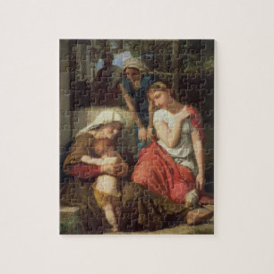 Ruth and Naomi, 1859 (oil on canvas) Jigsaw Puzzle