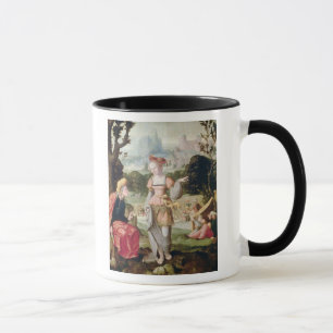 Ruth and Naomi in the field of Boaz, c.1530-40 Mug