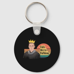 Ruth Bader Ginsberg RBG Key Ring