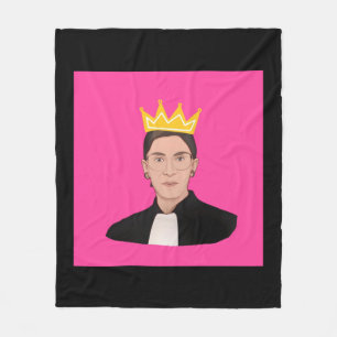 Ruth Bader Ginsberg  RBG  Poster Fleece Blanket