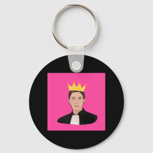 Ruth Bader Ginsberg RBG Poster Key Ring