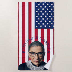 Ruth Bader Ginsburg  Beach Towel